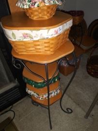 Longaberger Plant and Basket Stand