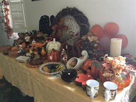 Wonderful collection of Fall decorations. 