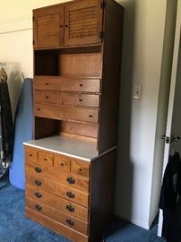  Dresser with Storage hutch - 2 piece. 