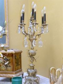 Large Brass Candelabra