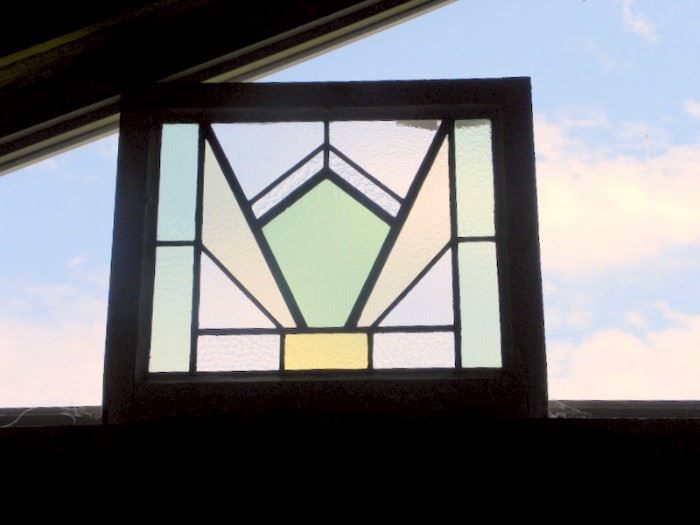 Pair Stained Glass Windows