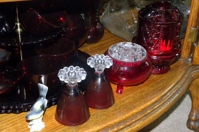 Ruby Red Glass