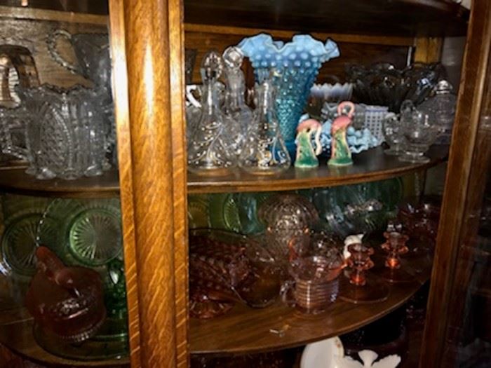 Lots of Depression Era Glassware