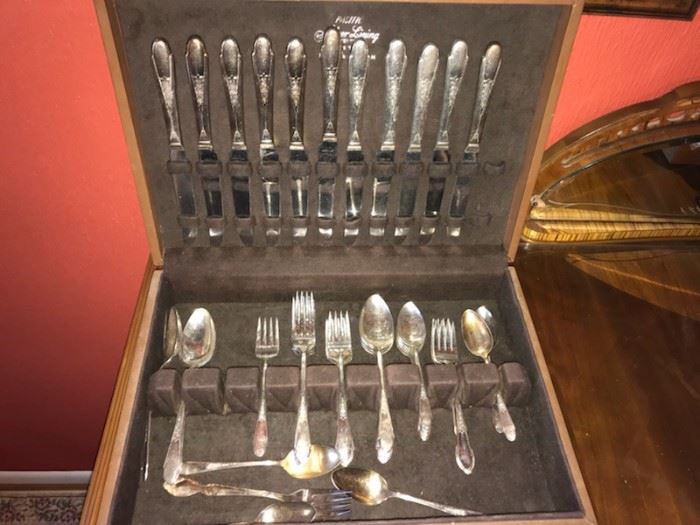 Plated Flatware Set