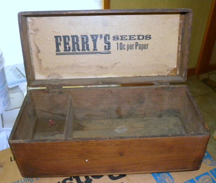 Antique Ferry's Seeds Box