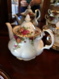 Royal Albert Old Country Roses tea pot   and lots more 