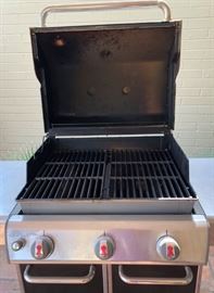 Weber Genesis BBQ Grille w Cover and Propane Tank
