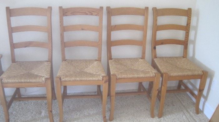 Four dining chairs- made in Italy