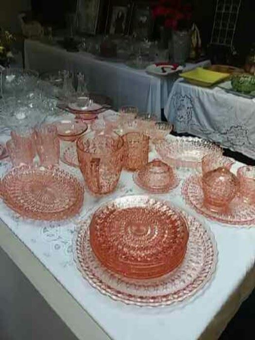 Buttons and Bows Depression glass