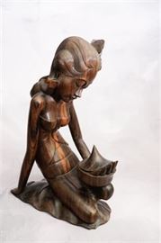 Carved Wood Figure