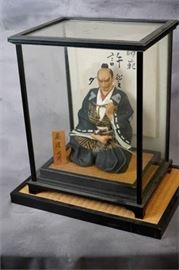 Japanese Figure of a Master Performing the Tea Ceremony