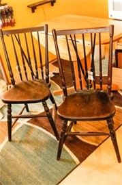 Pair of Vintage Windsor Chairs