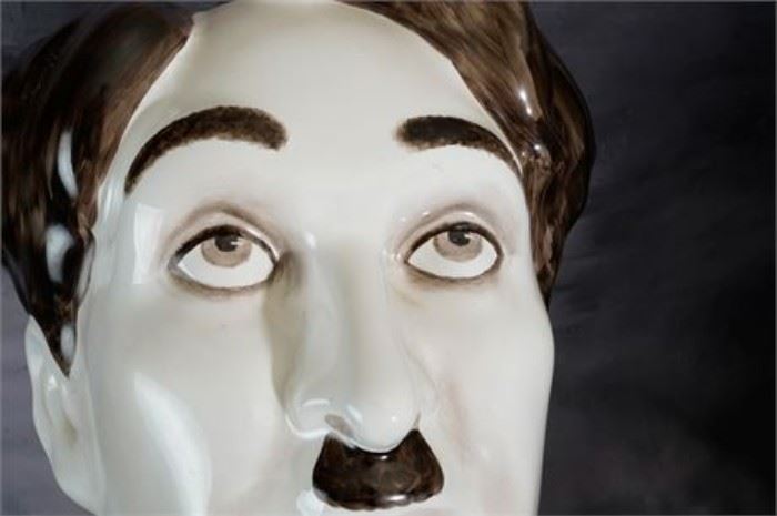 Porcelain Bust of Charlie Chaplin