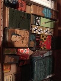 Misc tins