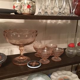 Vintage glassware