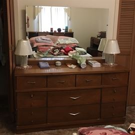 Dresser with mirror