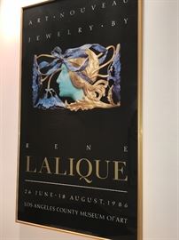 1986 Lalique Poster - Los Angeles County Museum of Art