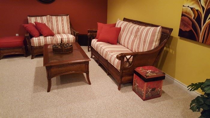 Brand New Florida Room Wicker Furniture