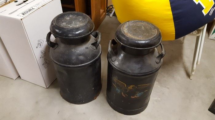 Old Milk Cans