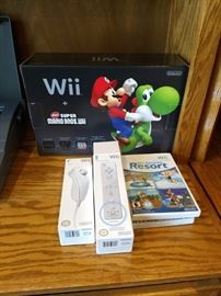 Wii Super Mario Brothers gaming system