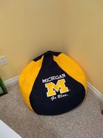 University of Michigan bean bag chair