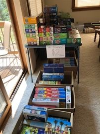 1000-piece, 1500-piece, and 750-piece puzzles.