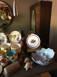 12 days of Christmas,  tortoise salt and pepper, "Style Eyes" by Baum Bros blue bowls