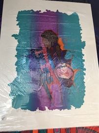 Serigraph Record Impression1/2 1991 "Olla Series Maravillosa" 