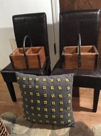 pair of child's dining chairs, 