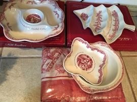 Johnson Bros Twas the Night and Noble Excellence all in excellent condition came in original boxes