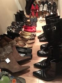 Ladies shoes and boots , mostly sized 8, 8 1/2, 9
