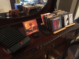 CDs and CD stands