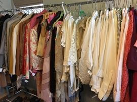 Jackets, blouses, camisoles