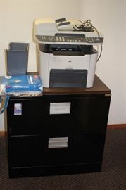 2 Drawer File CAbinet and Printer