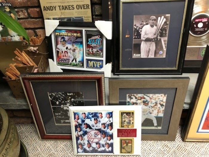 Hey Sports Fans! Check out these Sports Photos and Commemorative Pieces