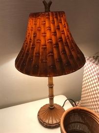UNIQUE BAMBOO LOOK LAMP