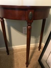 BOMBAY HALF MOON CONSOLE TABLE. GREAT FOR HALL WAY OR FOYER