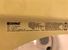 KENMORE GAS DRYER