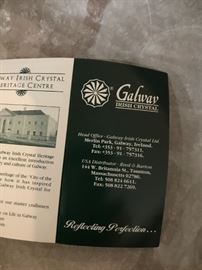 GALWAY IRISH LED CRYSTAL BOWL 