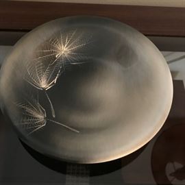 SILVERPLATE, ETCHED BOWL FROM GERMANY