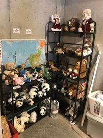LARGE SELECTION OF BOYDS BEARS AND OTHER STUFFED ANIMALS 