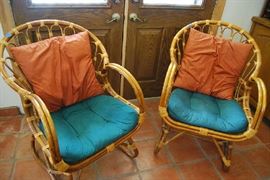 Rattan Seating with matching loveseat and coffee table