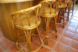 Rattan Bar Stools