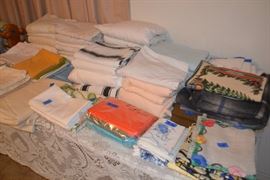 Bed, bath, and table linens
