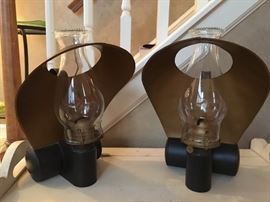 lanterns, perhaps handmade