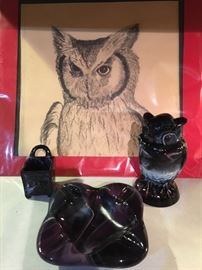 "Hoo" likes slag glass?