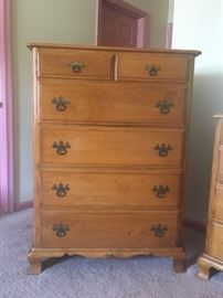 bedroom set close up