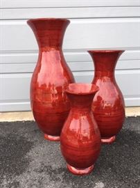 large bamboo vases