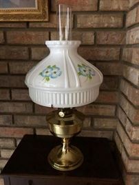 Brass Kerosene lamp.