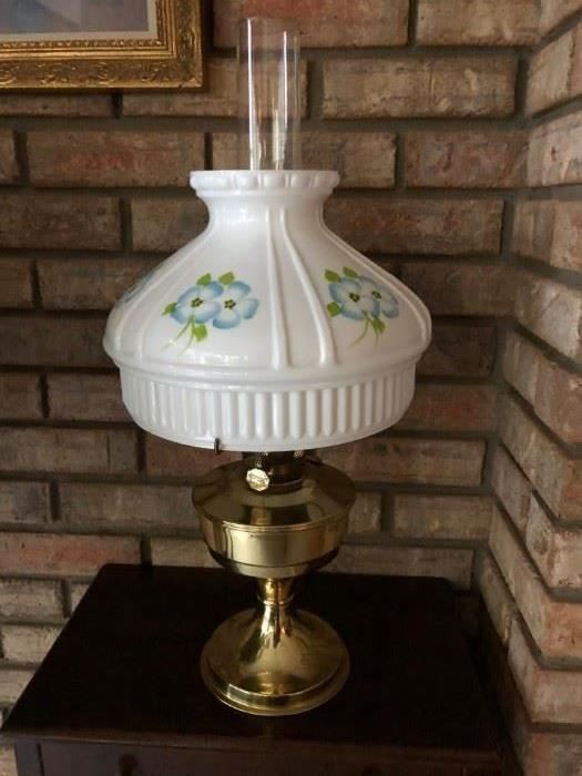 Brass Kerosene lamp.